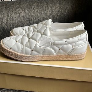 Michael Kors quilted slip on espadrilles